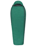 The Sea to Summit Traverse ATV2 mummy-style sleeping bag with a hood is a versatile cold-weather sleeping bag.