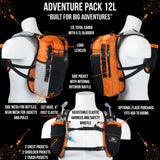 Orange Mud 12L Adventure Pack 3.0