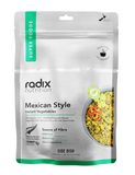 A package of Radix Side Dishes, marked as gluten-free and a source of fiber.