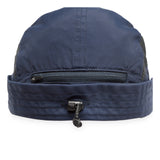 The Sunday Afternoons Adventure Stow Hat is crafted for an active lifestyle, featuring a rear zippered pocket and a drawstring closure at the back for adjustable sizing. This blue hat also provides sun protection, making it an ideal companion for all your outdoor adventures.