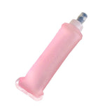 The T8 Sherpa Flask is a pink, translucent plastic container featuring a gray cap and textured grip, ideal for holding and dispensing liquids.