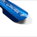 An Helinox Dirtsaw Duece toilet trowel/spade on a white surface.