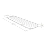The Vaude Performance Winter 7M Sleeping Mat is a lightweight pad designed for mountain climbers, measuring 183cm in length, 51cm in width, and 7cm in thickness.