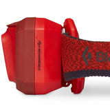 A close up of a Black Diamond Storm 500 Rechargeable Headlamp strap.