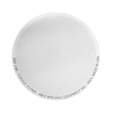 A circular stainless steel filter with fine perforations, labeled "Able Disk for Aeropress," "AeroPress," and "100% MADE IN USA," perfect as a hiking coffee solution for your AeroPress Coffee Maker.