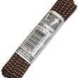 Pack of brown, cylindrical Tobby Lace Round 140cm chocolate-covered wafer biscuits in a braided polyester wrapper with nutritional information displayed.