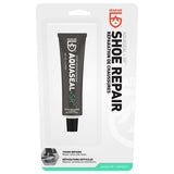 Tube of Gear Aid Aquaseal Shoe Repair Glue in packaging, expertly labeled for tough repairs on soles and rands.