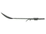 Side view of the Gerber Devour Tactical Spork, crafted by Gerber with lightweight design features including a perforated structure, curved edge, and multiple functional openings for optimal efficacy.