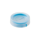 A light blue silicone lid with the brand "Hydrapak" printed on it. The lid, designed for a Hydrapak Recon 750ml Bottle, has a circular shape with a small notch on one side.