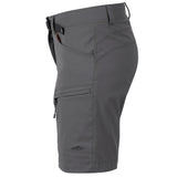 Men's Mont Mojo Stretch Shorts in gray nylon with side pockets and belt loop detail.