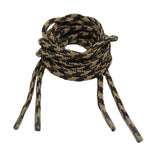 A coiled camouflage-patterned Tobby Lace Round 160cm on a white background.