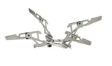 A Soto Windmaster Stove with many blades designed for windy conditions.