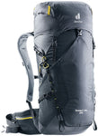 The Deuter Speed Lite 26 backpack is featured in grey with accents of yellow.