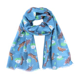 Pixie Nut & Co. Australian Wildlife Silk/Cotton Scarf
