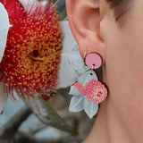 Pixie Nut & Co. Mottlecah Australian Wildflower Earrings