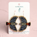 To The Trees Flying Spotted Pardalote Earrings