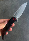 Koi Knives "Georgia" | The Glossy Black Cockatoo EDC Pocket Knife