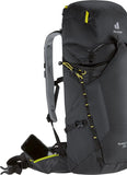 A Deuter Speed Lite 26 backpack with yellow straps.