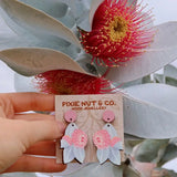 Pixie Nut & Co. Mottlecah Australian Wildflower Earrings