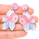 Pixie Nut & Co. Mottlecah Australian Wildflower Earrings