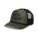 Black Diamond Flat Bill Trucker Hat