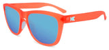 A pair of Knockaround Premium Sport Sunglasses with polarized lenses.