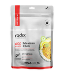 Nutrient values enhanced by Radix Nutrition's Radix Original 600kCal Meals.