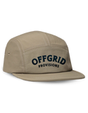 Offgrid Tan Cotton Drill 5-Panel Cap