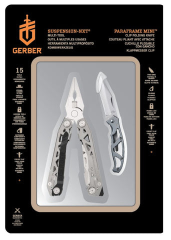 Gerber Suspension NXT + Mini Paraframe Gift Tin