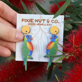 Pixie Nut & Co. Australian Bird Earrings