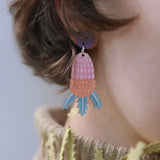 Pixie Nut & Co. Banksia Australian Wildflower Earrings