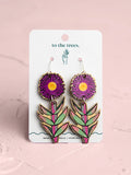 To The Trees Native Flower Earrings