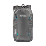 A Tatonka Baix 10 backpack with grey and blue accents, perfect for carrying a water bladder.