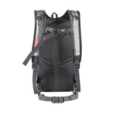 A Tatonka Baix 10 backpack with straps, designed for water bladder compatibility.