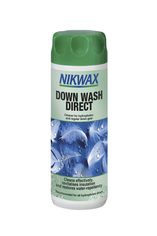 Nikwax Down Wash 300ml is a must-have for maintaining Durable Water Repellency in your down-filled gear.