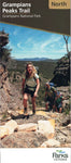 The cover of the Parks Victoria Grampians Peaks Trail - Northern Section Map for Grampians National Park.