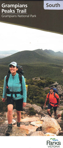 Explore the stunning Parks Victoria Grampians Peaks Trail - Southern Section Map in South Australia managed by Parks Victoria.