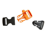 Gear Aid Quick Attach Sternum Strap Buckle Kit With Whistle
