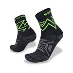 A pair of Wilderness Wear Atmosphere Q Trail Socks, perfect for moisture management.