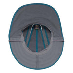 A grey hat with blue trim, perfect for a Sunday Afternoons Ultra-Adventure Hat.