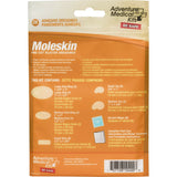 A package of AMK Moleskin for preventing blisters caused by friction.